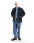 Dickies duck canvas chore jacket in stone washed black