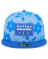 Men's Blue Dallas Mavericks Palm Fronds 2-Tone 59FIFTY Fitted Hat