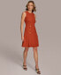 Donna Karan Women's Jewel-Neck Sleeveless A-Line Dress