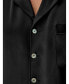 Men's 22 Momme Contrast Trim Short Silk Pajama Set for Men