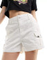 Vans sidewalk cargo shorts in off white