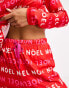 Loungeable Christmas pyjama set with noel print