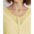 Топ Ralph Lauren Lace Trim Henley Yellow Bloom XL