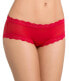 Hanky Panky Peep Show Cheeky Hipster (Red) Women's Underwear Panties sz M 167958