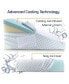 Supportive Cooling Gel Memory Foam Triangle Bed Wedge Pillow - 10 Inches