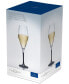 Manufacture Rock Champagne Flutes, Set of 4