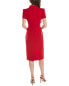 Maggy London Tie-Neck Midi Dress Women's Red 4