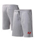 Men's Heather Gray Tampa Bay Buccaneers Trainer Shorts