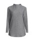 Women's Cable Ottoman Relaxed Long Sleeve Funnel Neck Tunic