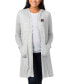 Women's Heathered Gray Auburn Tigers Cuddle Soft Duster Cardigan