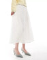 Sister Jane lace midaxi skirt in ivory co-ord