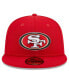 Men's Scarlet San Francisco 49ers Main Patch 59FIFTY Fitted Hat