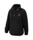 Women's Black Oklahoma Sooners Sierra Sherpa Quarter-Snap Jacket