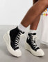 Converse Chuck 70 De Luxe wedge heel trainers in black