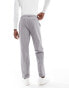 ASOS DESIGN pull on wide leg smart trouser in white