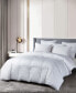 European White Goose Down & Feather All Season 400 Thread Count Sateen Comforter, Full/Queen