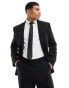 ASOS DESIGN slim suit jacket in black