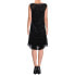 Alfani Women's Velvet Burnout A Line Dress Optic Dimension Black 12