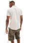 Jack & Jones short sleeve linen shirt in beige