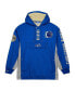 Men's Blue Distressed Orlando Magic Team OG 2.0 Vintage-Like Logo Anorak Windbreaker Quarter-Zip Jacket