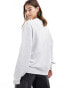 COLLUSION applique oversized sweatshirt in grey marl