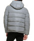 Men's High Shine Hooded Puffer Jacket