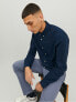 JJEOXFORD men´s shirt 12182486 Navy blazer