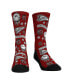 Men's and Women's Socks South Carolina Gamecocks Smiley Stickers Crew Socks