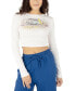 Juniors' Feel Good Classic Long-Sleeve Cropped Top