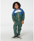 Baby Boys Baby Fleece Sweatpants With Zip Pockets Forest Green