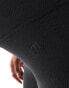 adidas Performance Maternity ribbed high waist 7/8 leggings in black