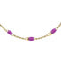 Colori SAXQ20 gold-plated leg chain with beads