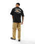 Sean John script t-shirt in black with retro car back print