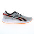 Reebok Lite Plus 3 Mens Gray Canvas Lace Up Athletic Running Shoes 8