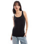 JDY vest top in black