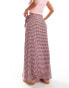 ASOS DESIGN wrap maxi skirt in two tone gingham