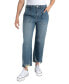 Juniors' Wide Leg Crop Jeans