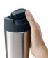 Sipp Steel Stainless-Steel Travel Mug with Flip-Top Cap,16 oz