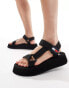 Tommy Jeans Eva sandals in black