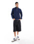 adidas Originals essential half zip sweat top in night indigo