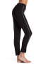 Hue Women's Black Piping Polished Twill Skimmer Leggings Size XS 145800