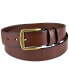 Men's Burnished-Edge Belt, Created for Macy's