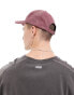 ASOS 4505 washed cotton cap with logo in brown