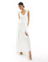 Forever New Bridal ruffle maxi dress in ivory