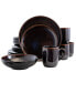 Midnight Beach Dinnerware Set of 16 Pieces