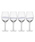 Organic Band 20-oz Red Wine Glasses 4-Piece Set