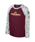 Big Boys Maroon, Camo Minnesota Golden Gophers OHT Military-Inspired Appreciation Dark Star Raglan Long Sleeve T-shirt