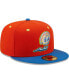 Men's Orange, Blue Calaveras de West Michigan Copa De La Diversion 59FIFTY Fitted Hat