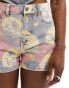 Guess Originals co-ord classic denim shorts with all over cowboy print