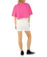 Juniors' Tracy Button-Front Mini Skirt